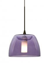 Besa Lighting XP-SPURPL-BR - Besa Spur Cord Pendant, Plum, Bronze Finish, 1x35W Halogen