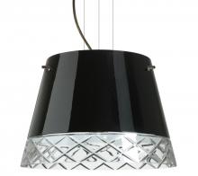 Besa Lighting 1KV-4394BC-BR - Besa Pendant Amelia 18 Bronze Black/Hand-Cut 3x100W A19