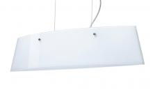 Besa Lighting LS3-445406-LED-PN - Besa Pendant Silhouette 28 Polished Nickel Opal Glossy 3x5W LED