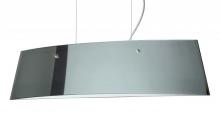 Besa Lighting LS3-4454MR-LED-SN - Besa Pendant Silhouette 28 Satin Nickel Mirror/Frost 3x5W LED