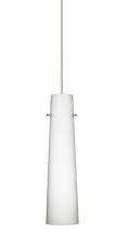 Besa Lighting 1XC-567407-SN - Besa Camino Pendant Satin Nickel Opal Matte 1x50W MAX GY6.35 Base
