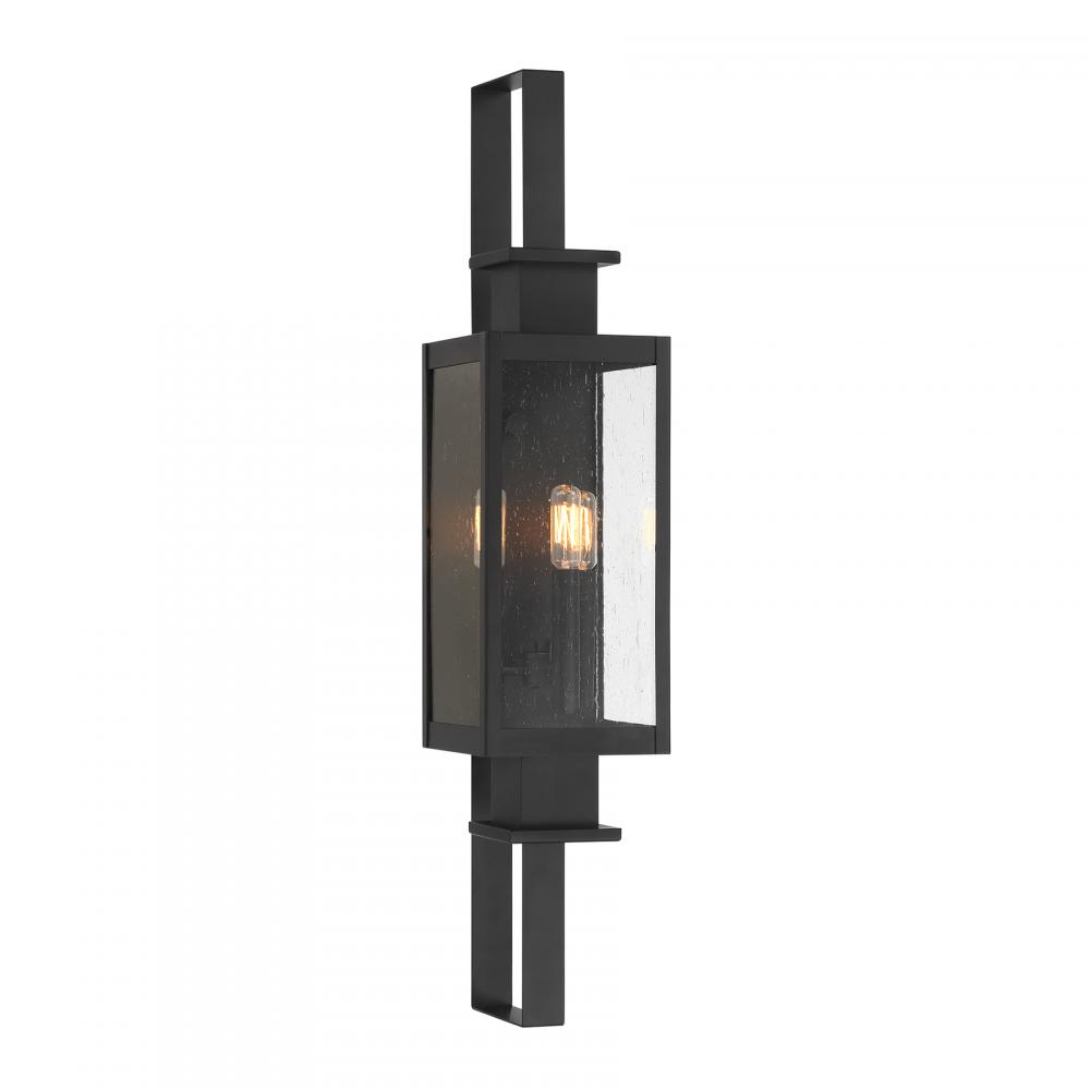 Ascott 3-Light Outdoor Wall Lantern in Matte Black