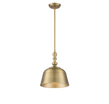 Savoy House 7-3751-1-322 - Berg 1-Light Pendant in Warm Brass