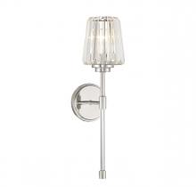 Savoy House 9-6001-1-109 - Garnet 1-Light Wall Sconce in Polished Nickel