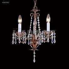 James R Moder 40683VB22 - 3 Light Mini Crystal Chandelier