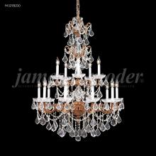 James R Moder 94329BZ00 - Madrid Cast Brass 15Light Entry Chandelier