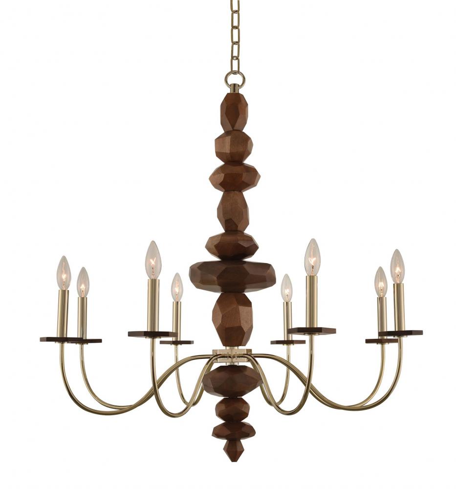 Lassen 8 Light Chandelier