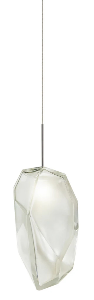 Pendant Gem Frost Satin Nickel LED G4 2W 110lm For Monorail