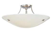 Stone Lighting CL502OPBZCF26 - Ceiling Mount Neptune Grande Opal Bronze Compact Fluorescent GU10 3x26W
