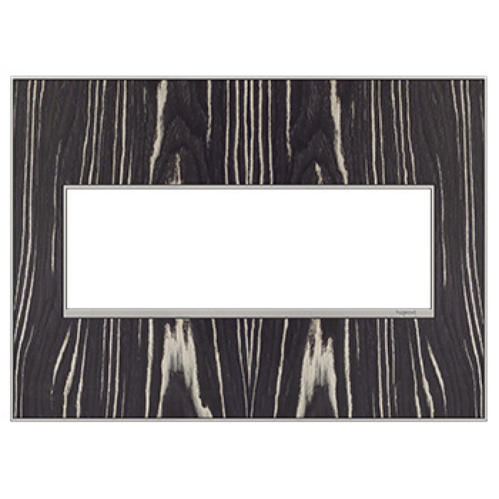 adorne Macassar Three-Gang Screwless Wall Plate