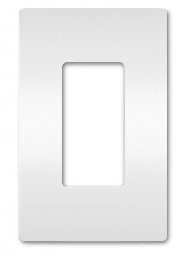 radiant One-Gang Screwless Wall Plate with Microban