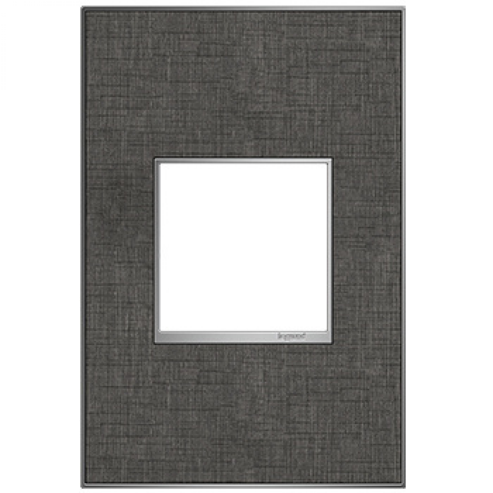 adorne® Slate Linen One-Gang Screwless Wall Plate