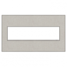 Legrand AWM4GTL4 - adorne? True Linen Four-Gang Screwless Wall Plate