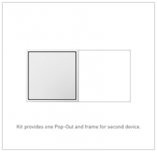 Legrand ARPTR152GW2 - adorne 15A Two-Gang Pop-Out Outlet, White
