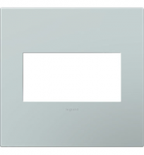 Legrand AWP2GBL4 - adorne® Pale Blue Two-Gang Screwless Wall Plate with Microban®