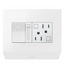 Legrand APCB6W2 - Control Box with Paddle Dimmer and 15A GFCI