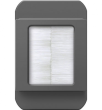 Legrand ACBRSTPM1 - adorne In-Wall Cable Access Port, Magnesium