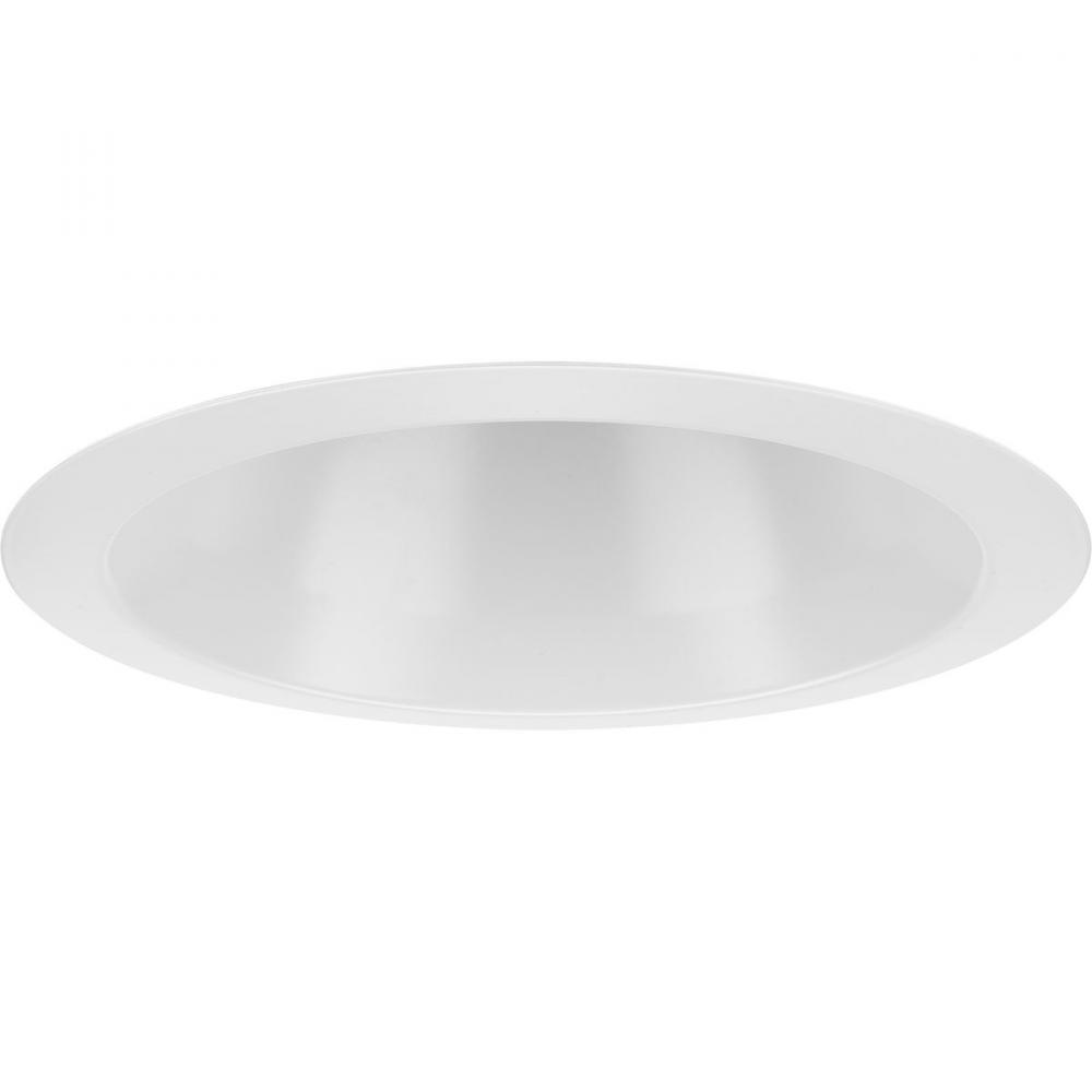 6" Satin White Recessed Open Trim for 6" Shallow Housing (P806S Series)