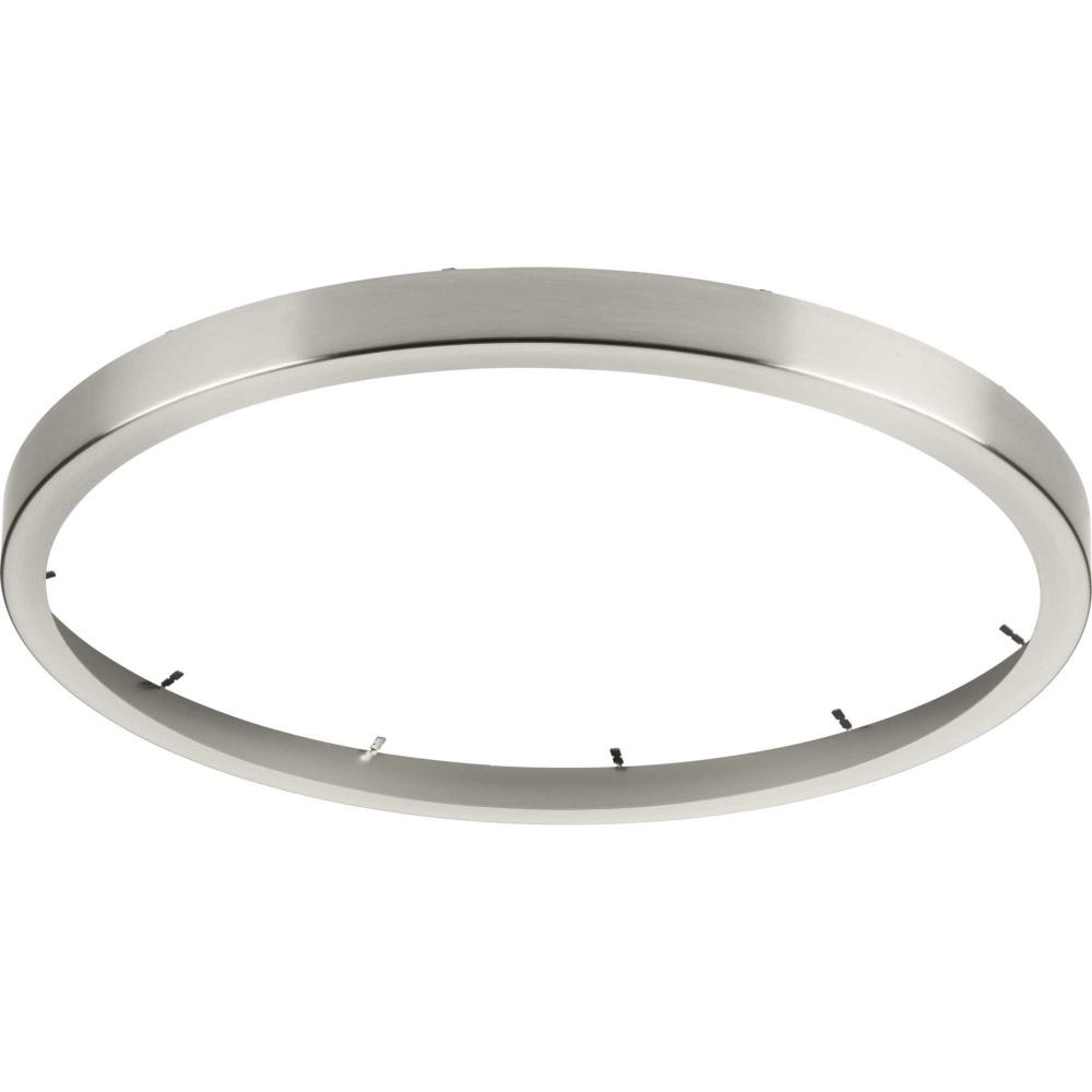 Everlume Collection Brushed Nickel 18" Edgelit Round Trim Ring