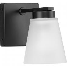 Progress P300499-31M - Tanner Collection One-Light Matte Black Transitional Vanity Light