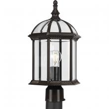 Progress P540099-020 - Dillard Collection One-Light Traditional Antique Bronze Clear Glass Outdoor Post Light