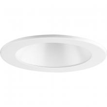 Progress P804002-028 - 4" Satin White LED Recessed Open Shower Trim for 4" Housing (P804N series)