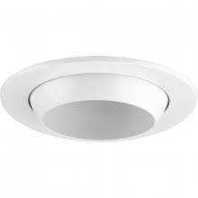 Progress P804003-028 - 4" Satin White LED Recessed Eyeball Trim for 4" Housing (P804N series)