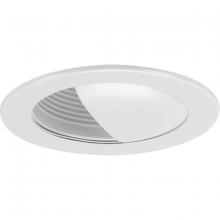 Progress P804004-028 - 4" Satin White Recessed Wall Washer Trim for 4" Housing (P804N series)