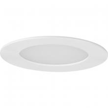 Progress P807000-028-30 - Everlume Collection 4 in. Satin White LED Low Profile Canless Recessed Downlight