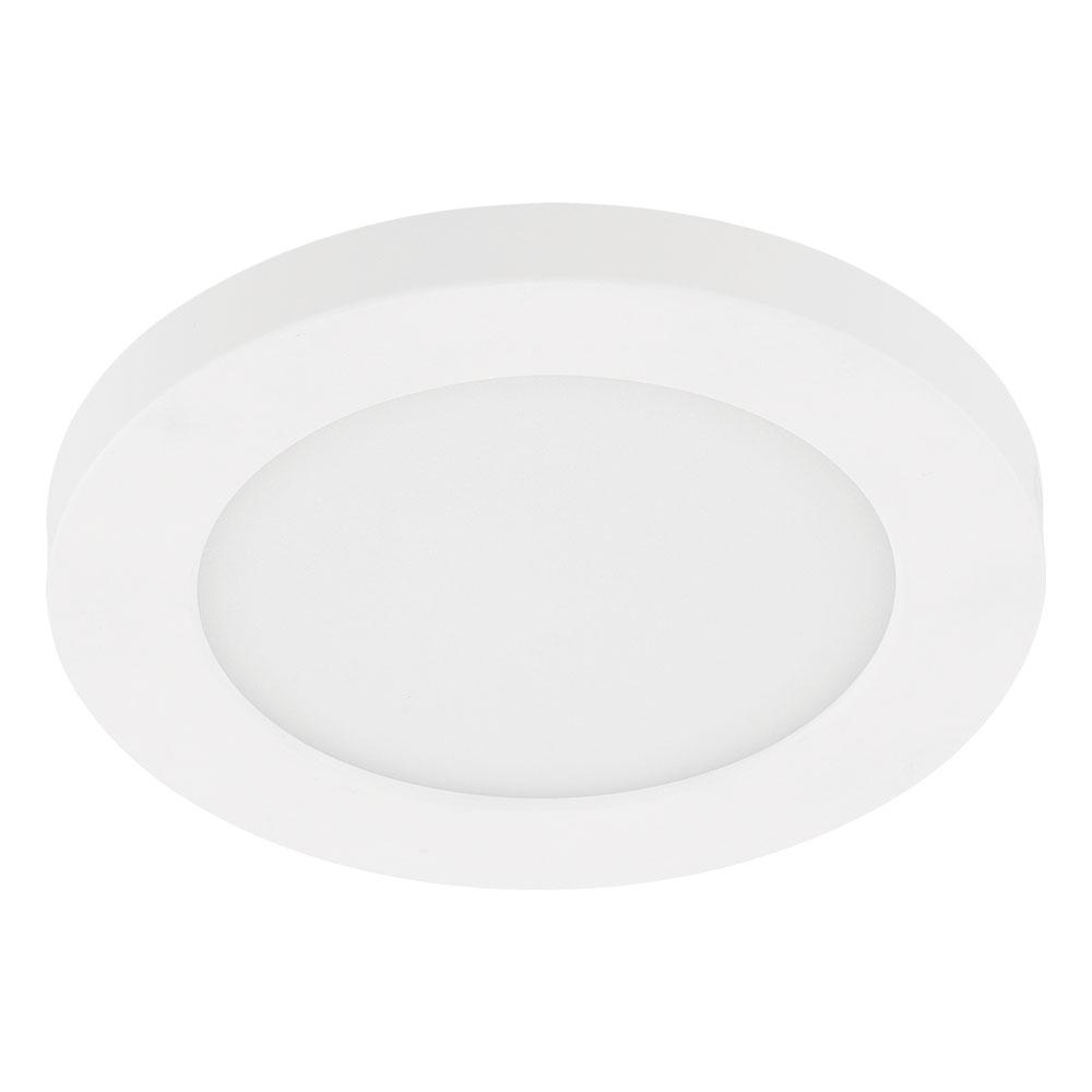 5" LED Round Ceiling Light w/ White Finish & White Diffuser