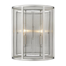 Eglo 202815A - 2x60W Wall Light w/ Brushed Nickel Finish and Metal Shade