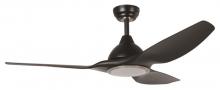 Eglo 235050-5223A - 52" NAPLES LED C/FAN, BLK/BR.NICKEL