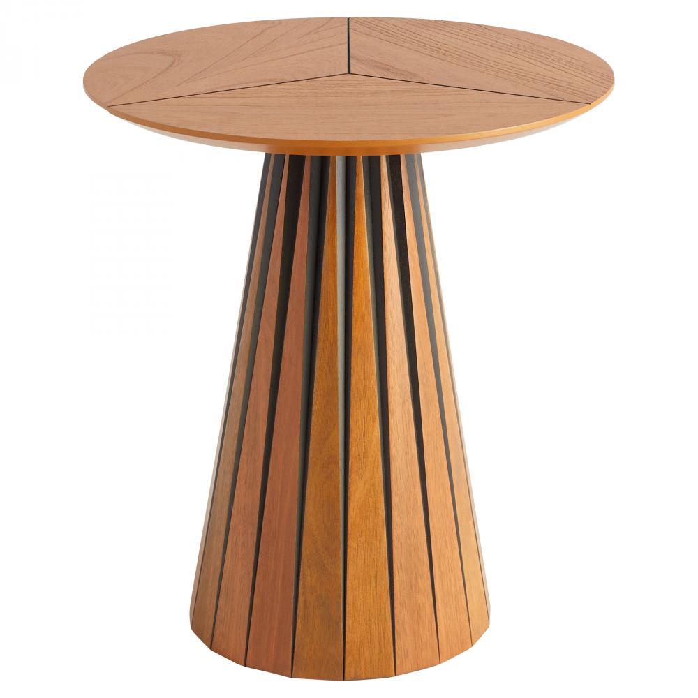 Bourbon Side Tble|Med Brn