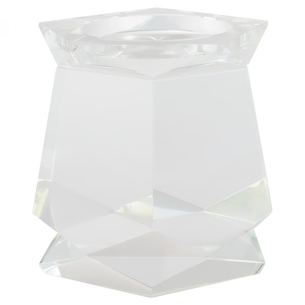 Faceted Pillar Candleholder - Medium