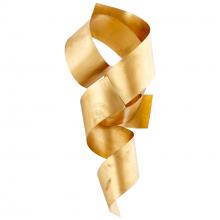 Cyan Designs 10987 - Ribbons Sculpture Gold Leaf