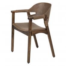 Cyan Designs 11813 - Boss Chair Medium Brown Distressed Leather