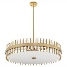 Cyan Designs 11947 - Cassio 8 Light  Pendant | Aged Brass