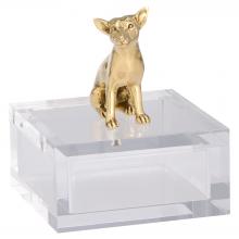 Cyan Designs 12263 - Lago Box | Clear | Brass