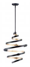 Maxim 12236BKGLD - Twister-Multi-Light Pendant