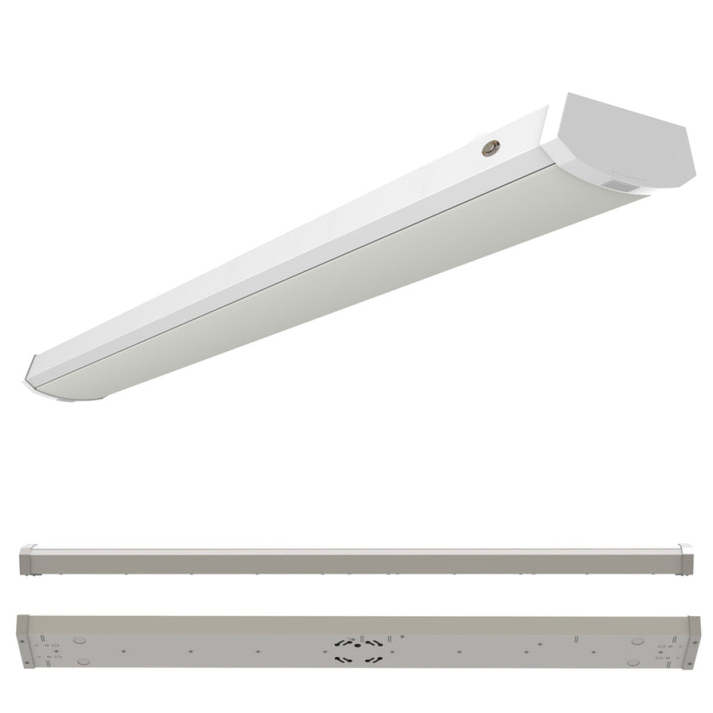 773506 46W LED 4FT WRAP LIGHT W/BATTERY BACK UP 3000K DIMMABLE JA8