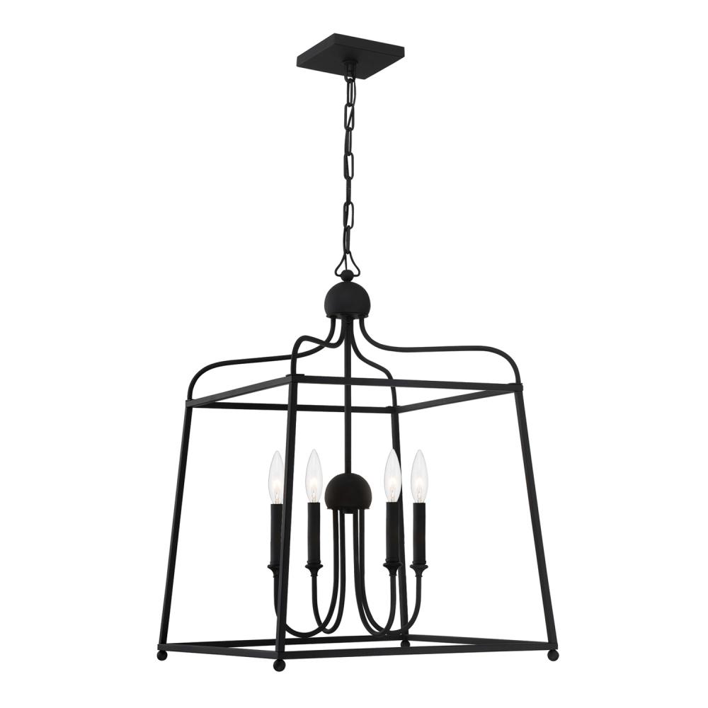 Libby Langdon Sylvan 21.5'' Black Forged Chandelier