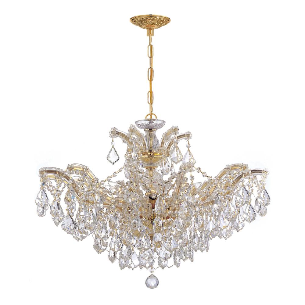 Maria Theresa 29'' Swarovski Strass Crystal Gold Chandelier