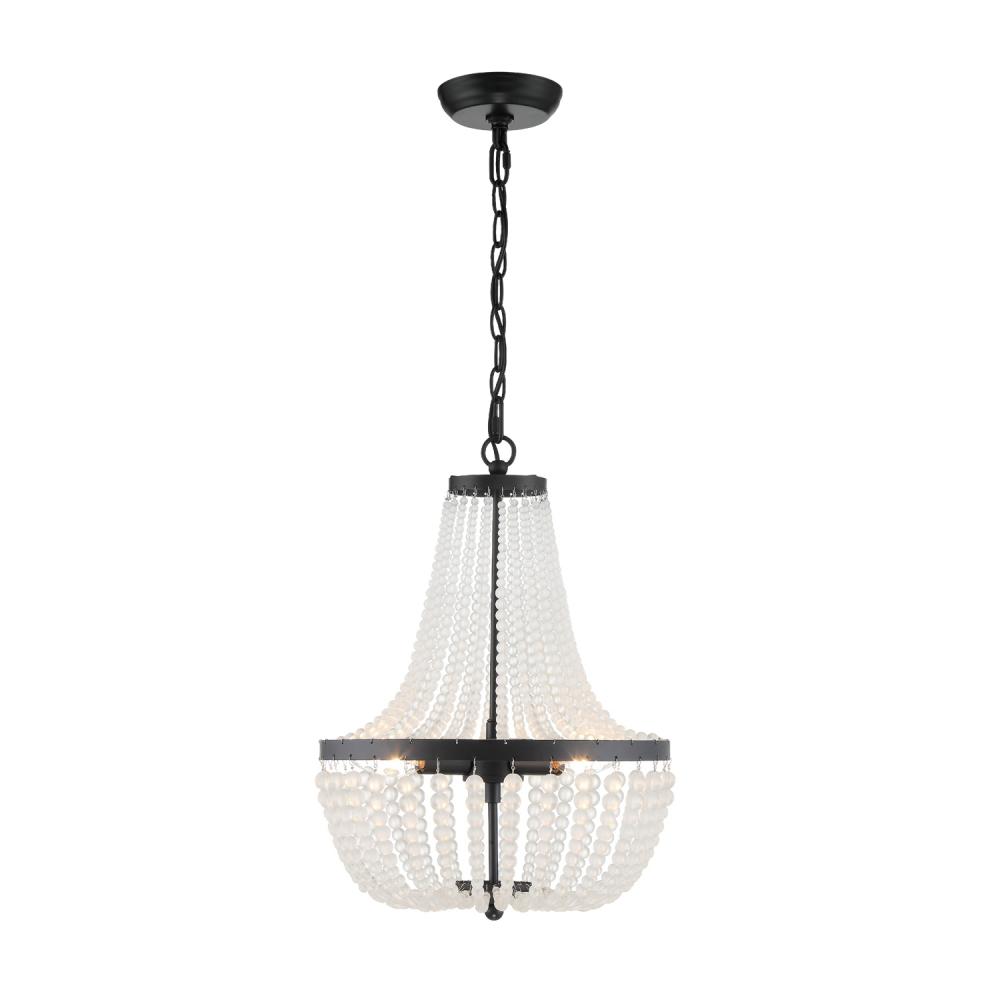 Rylee 14'' Matte Black Chandelier