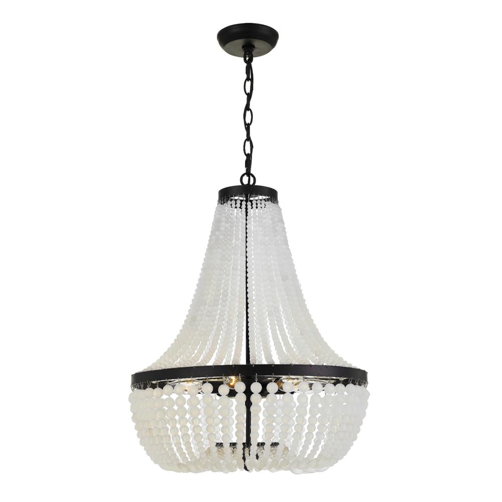 Rylee 18.75'' Matte Black Chandelier