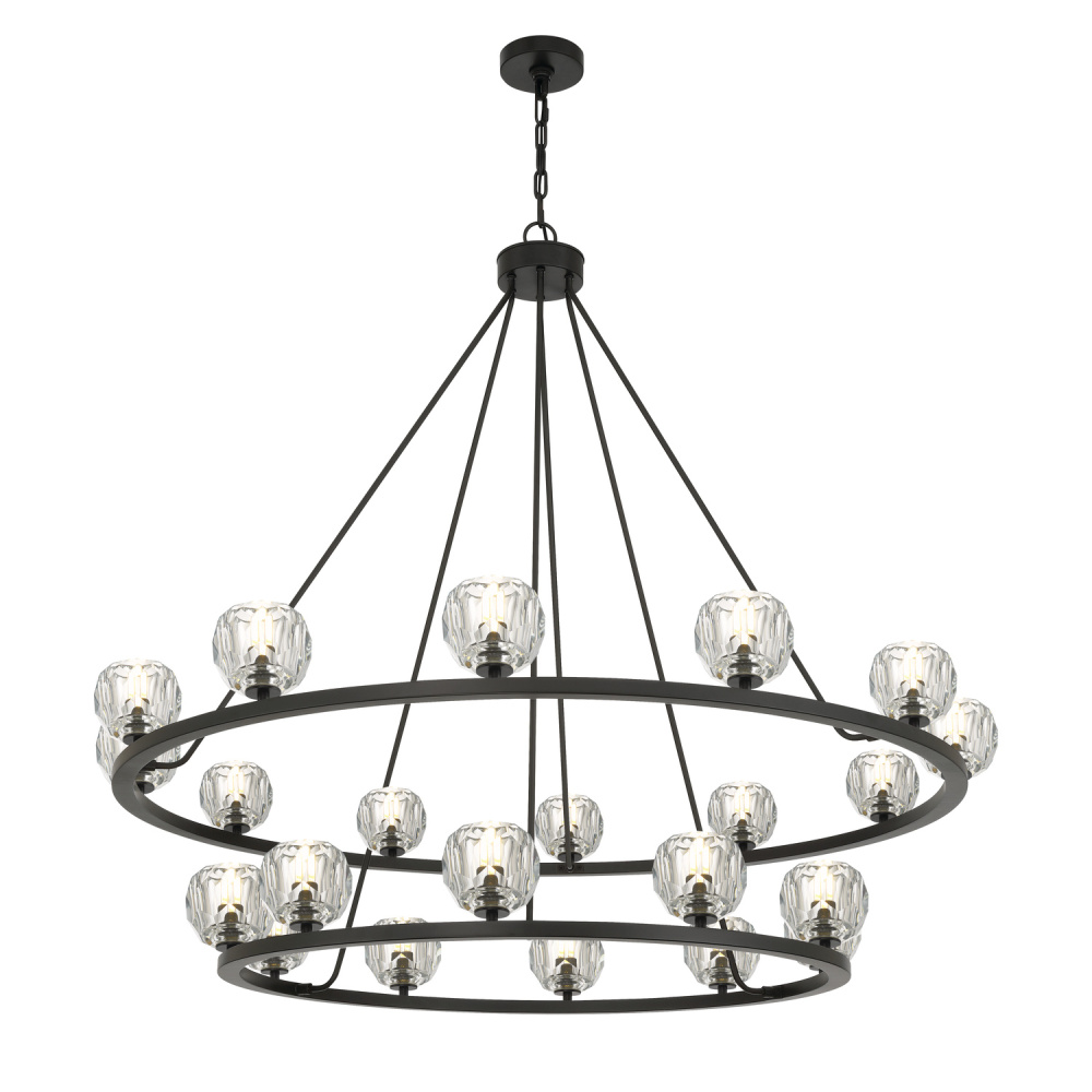 Aragon 48'' LED Matte Black Chandelier