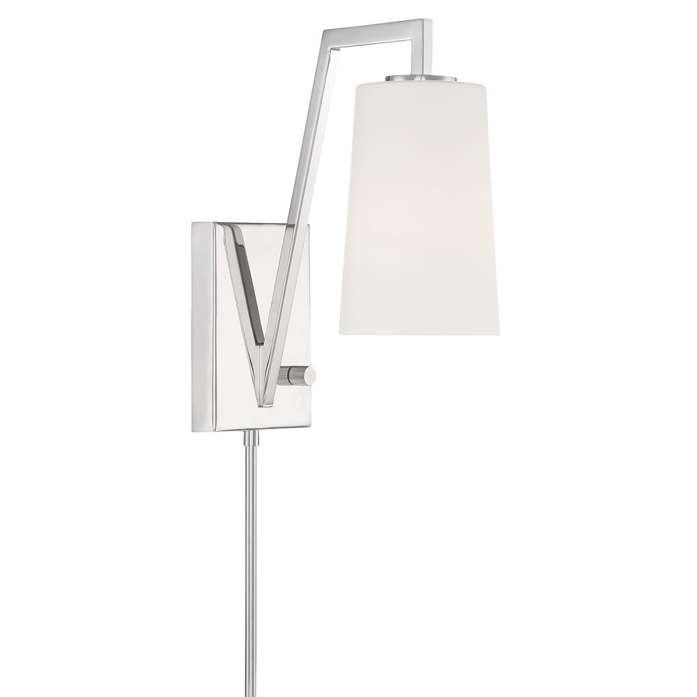 Avon 5'' Polished Nickel Task Sconce
