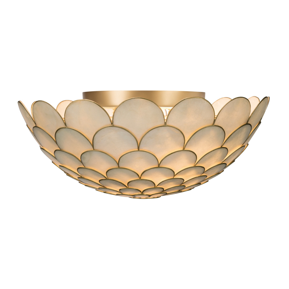 Darby 16'' LED Soft Gold Semi Flush Mount