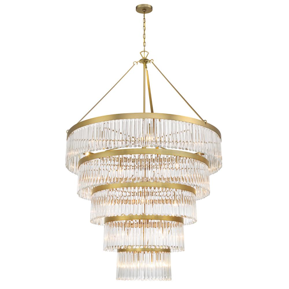 Emory 48'' Modern Gold Chandelier