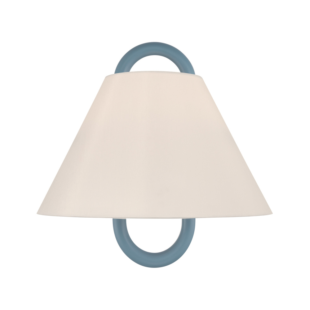 Jojo 11.75'' Vibrant Gold + Blue Sconce