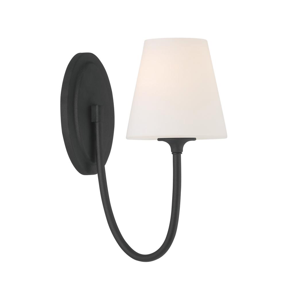 Juno 6'' Black Forged Sconce